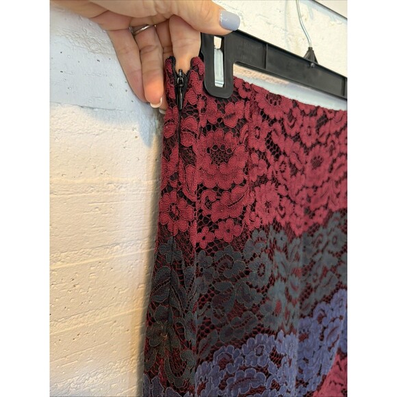 Paris Rock n' Roll Designer Sandro Julee lace pencil skirt Small - Picture 7 of 9
